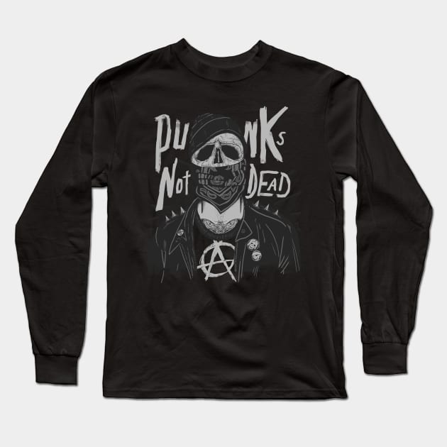 Punk's Not Dead Long Sleeve T-Shirt by eduely